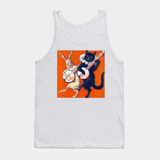 Banjo Bunny, Banjo Cat Tank Top